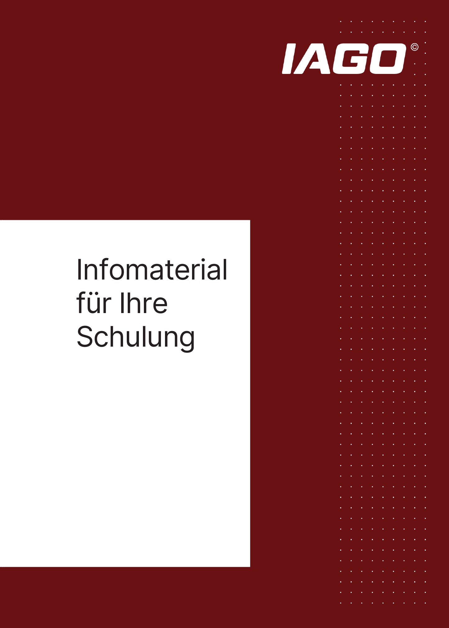 mockup infomaterial